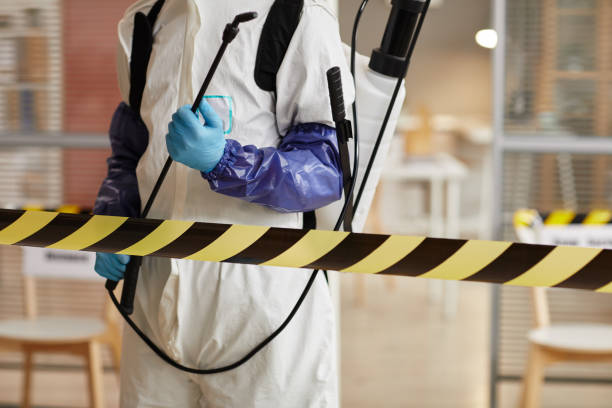 Professional Blood Cleanup technician working in Ducor, CA
